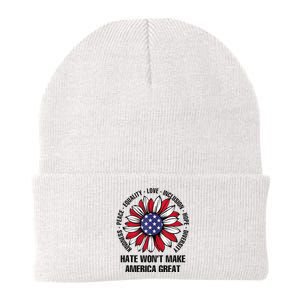 Hate WonT Make America Great Knit Cap Winter Beanie