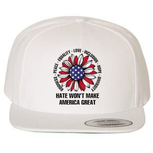 Hate WonT Make America Great Wool Snapback Cap