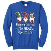 Hanging With My 5th Grade Gnomies Christmas Teacher Student Gift Sweatshirt