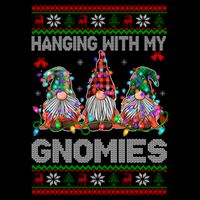 Hanging With My Gnomies Funny Christmas Impact Tech Backpack