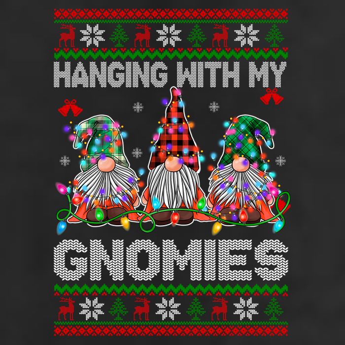 Hanging With My Gnomies Funny Christmas 11oz C Handle Ceramic Mug