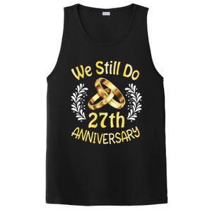 Husband Wife Married 27 Years We Still Do 27th Anniversary PosiCharge Competitor Tank