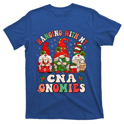 Hanging With My CNA Gnomies Christmas RN Nursing Assistant T-Shirt