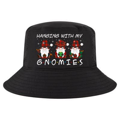 Hanging With My Gnomies Friends Christmas Holiday Cool Comfort Performance Bucket Hat