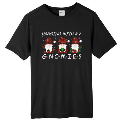 Hanging With My Gnomies Friends Christmas Holiday Tall Fusion ChromaSoft Performance T-Shirt