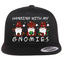 Hanging With My Gnomies Friends Christmas Holiday Flatbill Hat