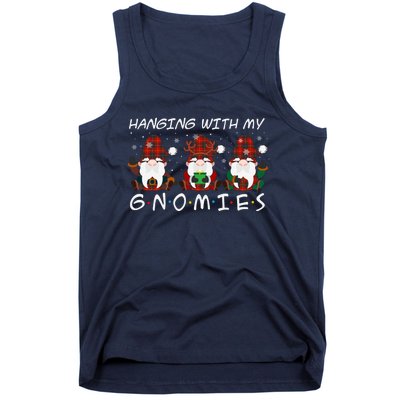 Hanging With My Gnomies Friends Christmas Holiday Tank Top