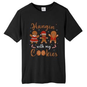 Hanging With My Cookies Cute Christmas Teacher Tall Fusion ChromaSoft Performance T-Shirt