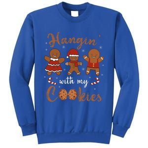 Hanging With My Cookies Cute Christmas Teacher Sweatshirt