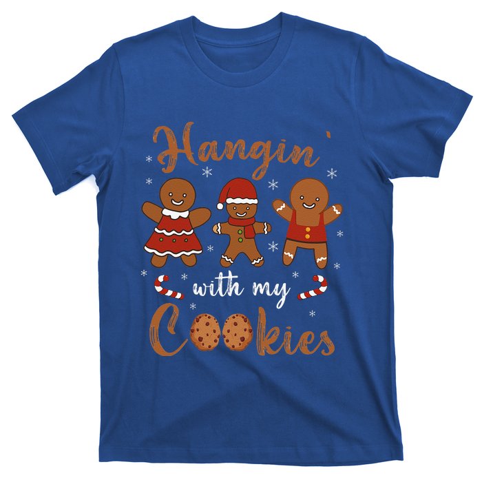 Hanging With My Cookies Cute Christmas Teacher T-Shirt