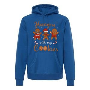 Hanging With My Cookies Cute Christmas Teacher Premium Hoodie