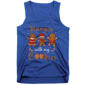 Hanging With My Cookies Cute Christmas Teacher Tank Top