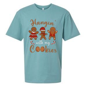 Hanging With My Cookies Cute Christmas Teacher Sueded Cloud Jersey T-Shirt