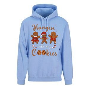 Hanging With My Cookies Cute Christmas Teacher Unisex Surf Hoodie