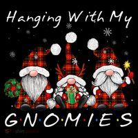 Hanging With My Gnomies Buffalo Red Plaid Christmas Gnome Impact Tech Backpack