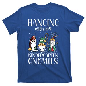 Hanging With My Kindergarten Gnomies Funny Teacher Gnome Gift T-Shirt