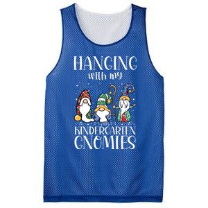 Hanging With My Kindergarten Gnomies Funny Teacher Gnome Gift Mesh Reversible Basketball Jersey Tank