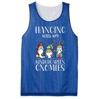 Hanging With My Kindergarten Gnomies Funny Teacher Gnome Gift Mesh Reversible Basketball Jersey Tank