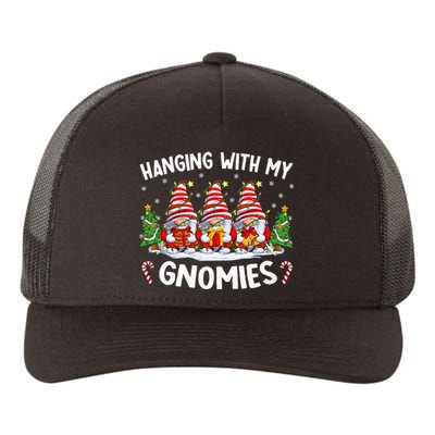 Hanging With My Gnomies Matching Family Christmas Pjs Gnome  Yupoong Adult 5-Panel Trucker Hat