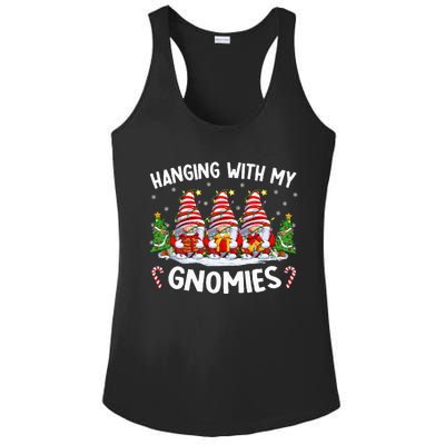 Hanging With My Gnomies Matching Family Christmas Pjs Gnome  Ladies PosiCharge Competitor Racerback Tank