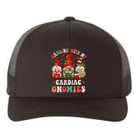 Hanging With My Cardiac Gnomies Funny Christmas Cardiologist Yupoong Adult 5-Panel Trucker Hat