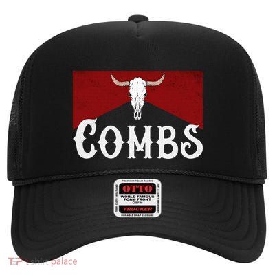 Howdy Western Music Country Cowboy Bull Skull High Crown Mesh Back Trucker Hat