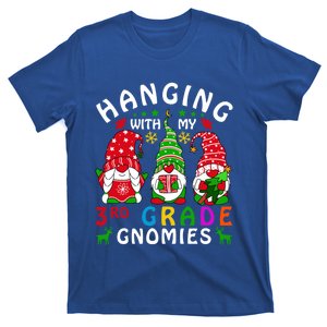 Hanging With My Third Grade Gnomies Christmas Teachers Gnome Gift T-Shirt