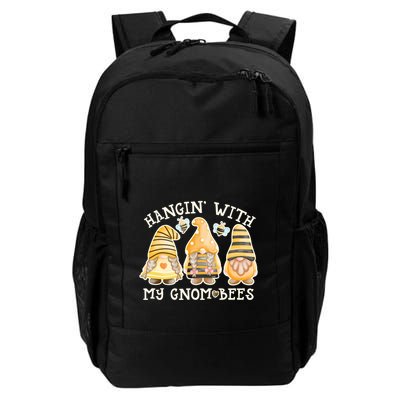 Hanging With My Gnombees Cute Bumble Bee Gnome Gift Backpack