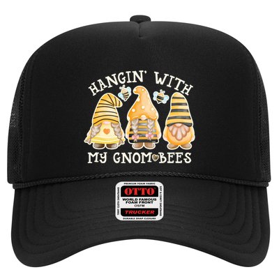 Hanging With My Gnombees Cute Bumble Bee Gnome Gift Trucker Hat