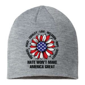 Hate Wont Make America Great Sustainable Beanie