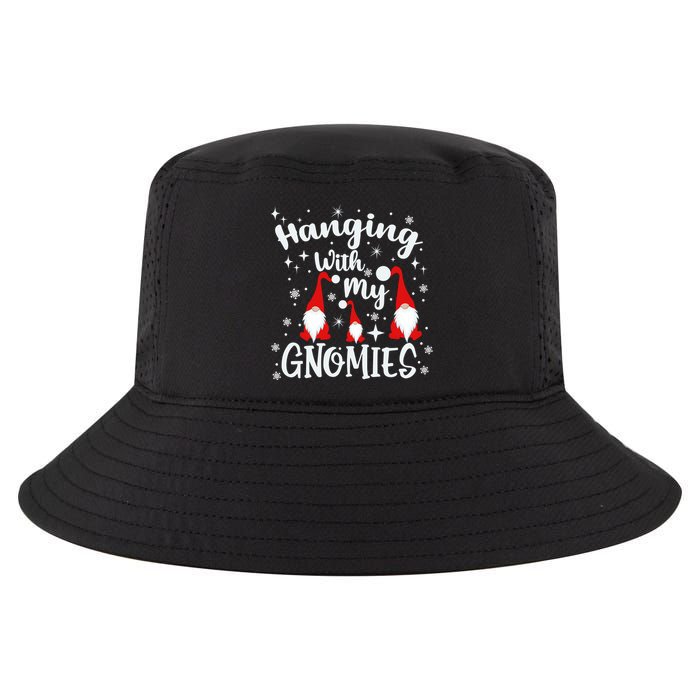 Hanging With My Gnomies Christmas Winter Cool Comfort Performance Bucket Hat