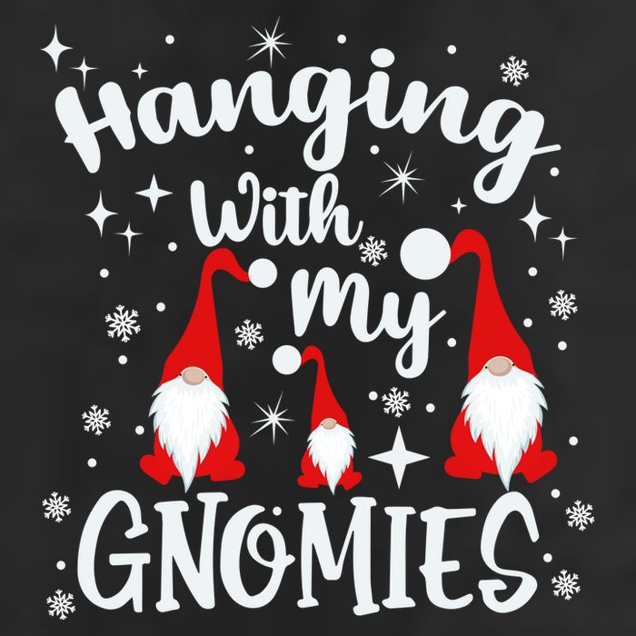Hanging With My Gnomies Christmas Winter Adult Drive Performance Visor