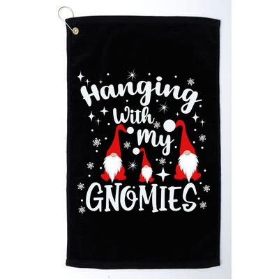 Hanging With My Gnomies Christmas Winter Golf Towel