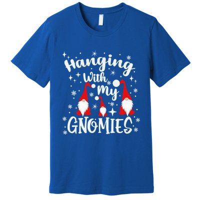 Hanging With My Gnomies Christmas Winter Premium T-Shirt