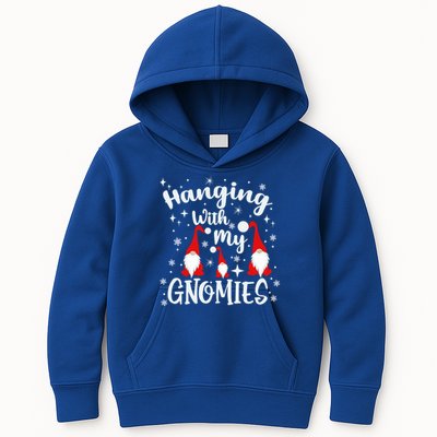 Hanging With My Gnomies Christmas Winter Kids Hoodie