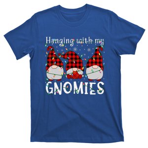 Hanging With My Gnomies Cute Gnome Family Christmas Pajamas T-Shirt