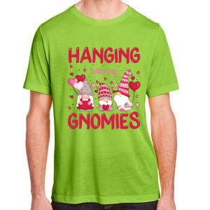 Hanging With My Gnomies Funny Valentines Day Gift Adult ChromaSoft Performance T-Shirt