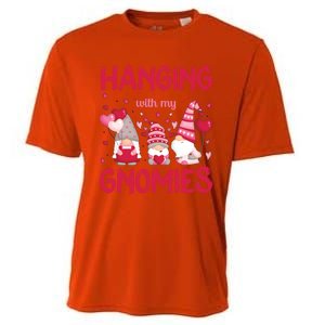 Hanging With My Gnomies Funny Valentines Day Gift Cooling Performance Crew T-Shirt