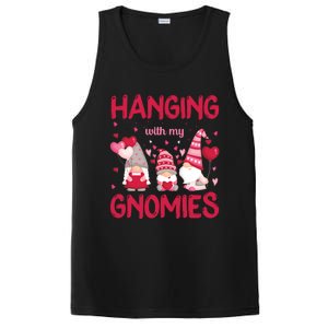 Hanging With My Gnomies Funny Valentines Day Gift PosiCharge Competitor Tank