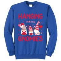 Hanging With My Gnomies Funny Valentines Day Gift Sweatshirt