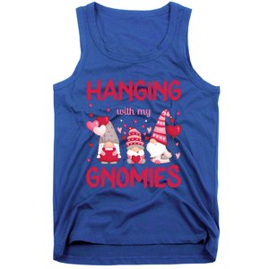 Hanging With My Gnomies Funny Valentines Day Gift Tank Top