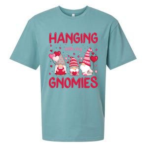 Hanging With My Gnomies Funny Valentines Day Gift Sueded Cloud Jersey T-Shirt