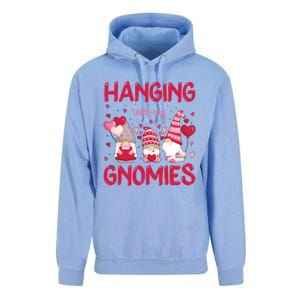 Hanging With My Gnomies Funny Valentines Day Gift Unisex Surf Hoodie