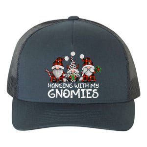 Hanging With My Gnomies Family Christmas Gnome Funny Yupoong Adult 5-Panel Trucker Hat