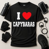 Home Where My Capybaras Gifts for Capybaras Lovers  Cooling Performance Crew T-Shirt