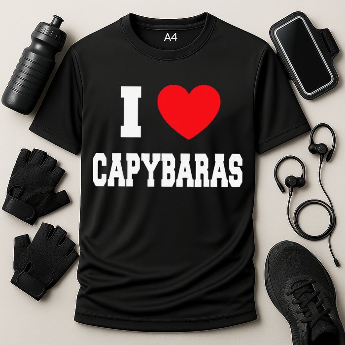 Home Where My Capybaras Gifts for Capybaras Lovers  Cooling Performance Crew T-Shirt
