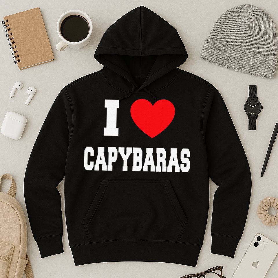 Home Where My Capybaras Gifts for Capybaras Lovers  Hoodie