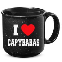 Home Where My Capybaras Gifts for Capybaras Lovers  15oz Campfire Ceramic Mug