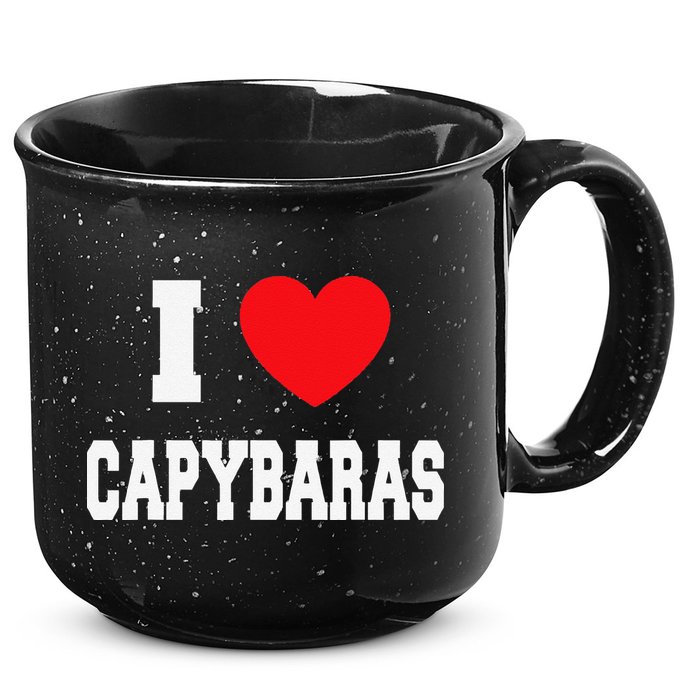 Home Where My Capybaras Gifts for Capybaras Lovers  15oz Campfire Ceramic Mug