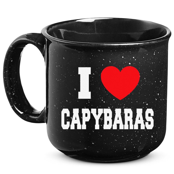 Home Where My Capybaras Gifts for Capybaras Lovers  15oz Campfire Ceramic Mug